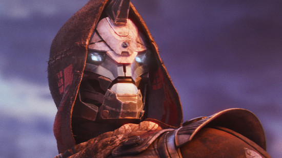 Best space games: Cayde-6 looking into the distance with his hood up