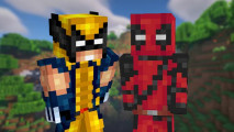 Minecraft Deadpool and Wolverine skins give Marvel duo a voxel do-over